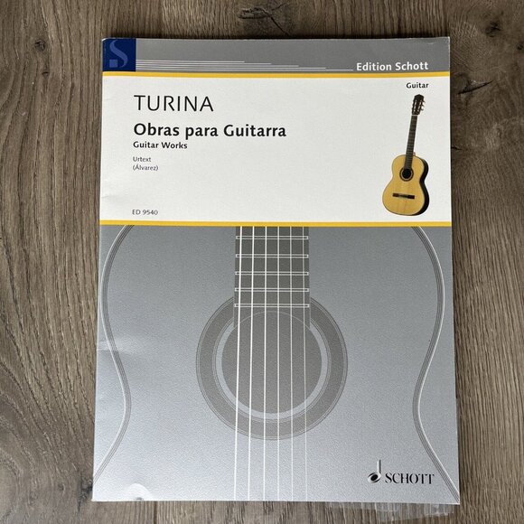Turina Guitar Works Obras Para Guitarra ED 9540 Edition Schott - Picture 2 of 6